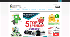 Desktop Screenshot of gudangprinter.com
