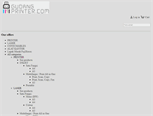Tablet Screenshot of gudangprinter.com